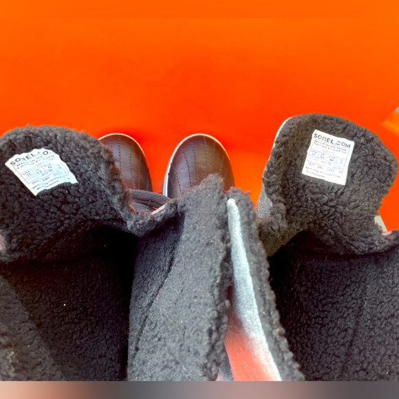 SOREL WOMENS TIVOLI HIGH BOOT BLACK, VAPOR BLUE - LIKE NEW - Picture 6 of 12